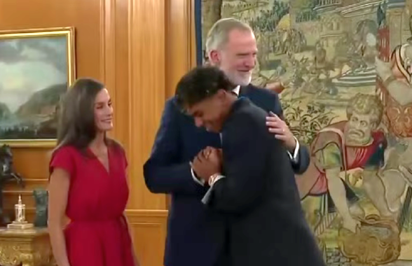 Gest INCREDIBIL: Lamine Yamal a lăsat protocolul deoparte » Cum l-a salutat pe Regele Felipe la Palatul Zarzuela