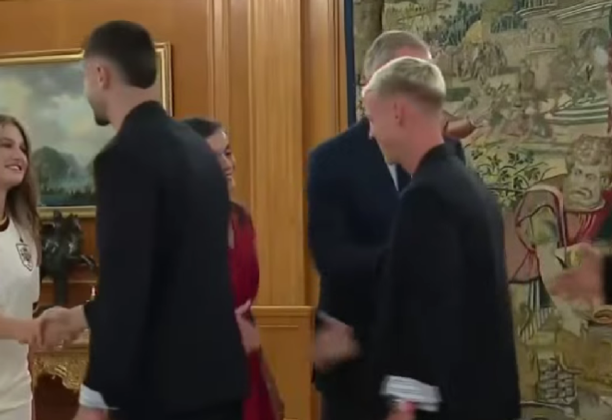 Jucătorii Spaniei, întâlnire cu Regele Felipe