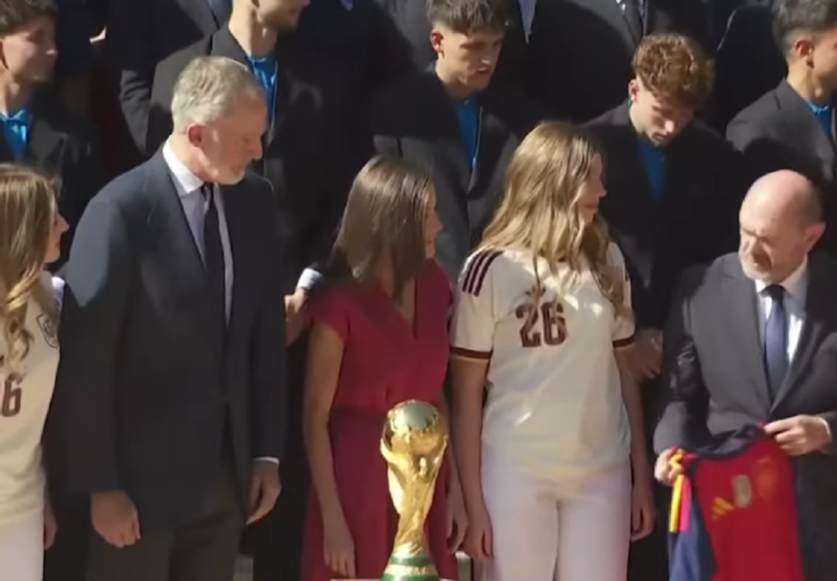 Jucătorii Spaniei, întâlnire cu Regele Felipe