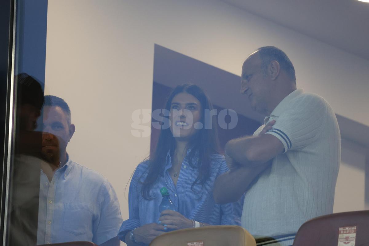 Sorana Cîrstea, prezentă în loja lui Dan Șucu, la Rapid - Sepsi, 20.07.2026 // foto: Ionuț Iordache (GSP)