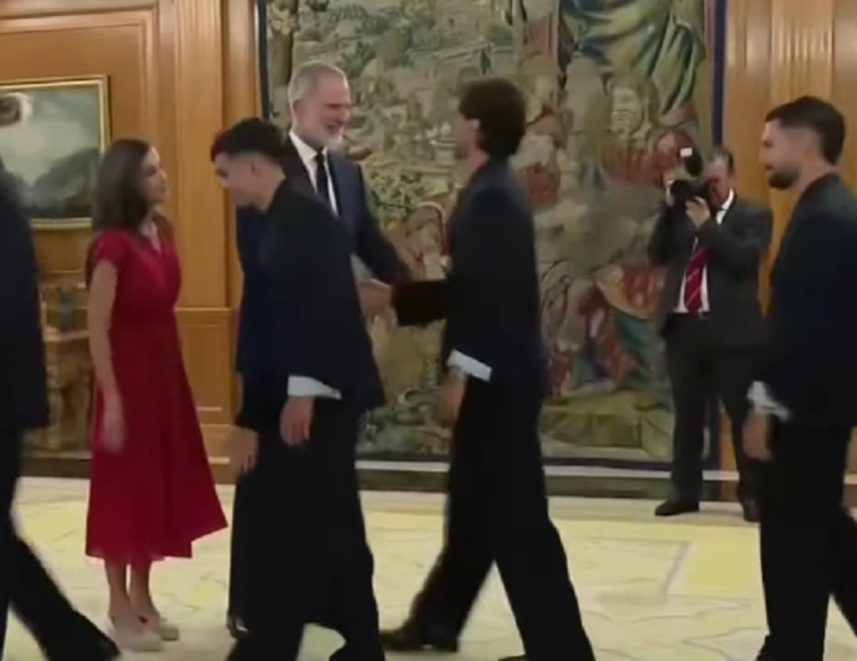 Jucătorii Spaniei, întâlnire cu Regele Felipe