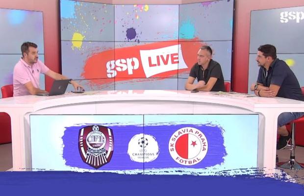 CFR Cluj - Slavia Praga // liveVIDEO de la ora 21:30 Ediție specială GSP Live înainte, la pauză și la final! Comentăm împreună duelul pentru grupele Ligii
