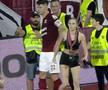 FOTO Rapid - UTA, suporteri pe teren la final 20.08.2022