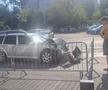 Traficul a fost îngreunat din cauza unui accident rutier / foto: Cătălin Stroia (GSP)