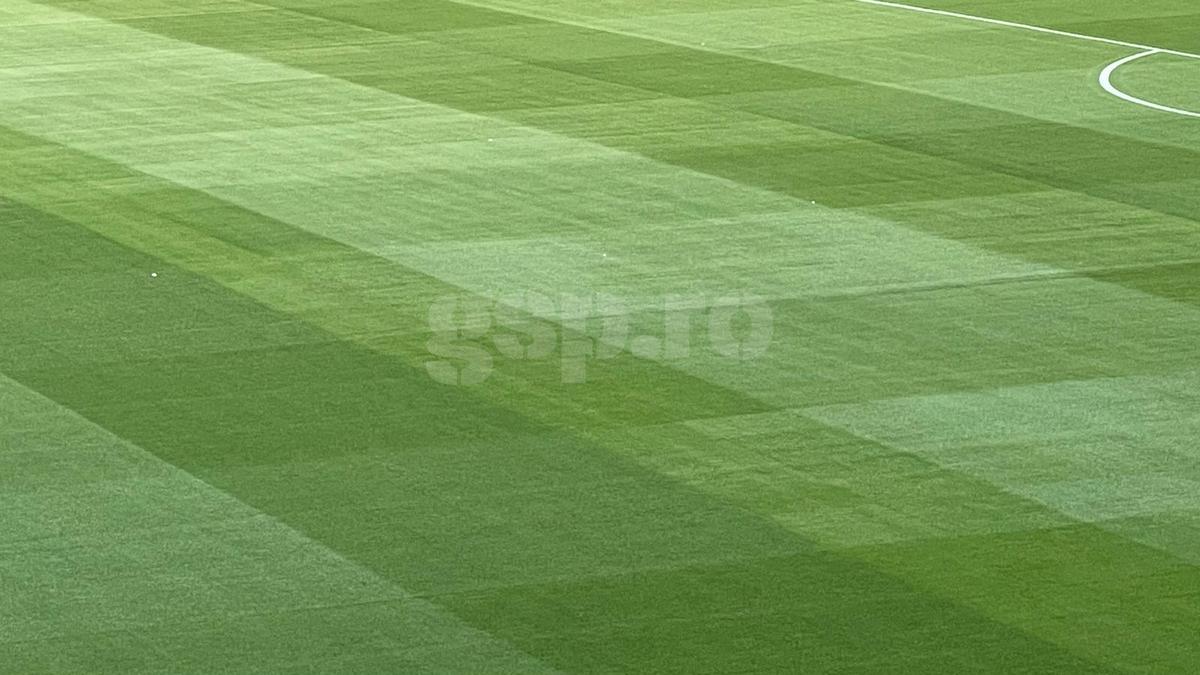Gazon Arena Națională înainte de FCSB - Poli Iași