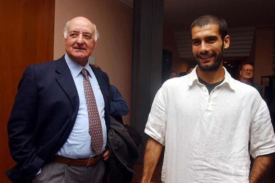 Pep Guardiola și Carlo Mazzone. Foto: giornaledibrescia.it „Fotbalul italian a pierdut o legendă” » Mesajul lui Pep Guardiola pentru fostul său antrenor din Serie A