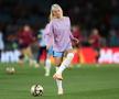 Imagini de la încălzire - Spania - Anglia, finala Campionatului Mondial de Fotbal Feminin