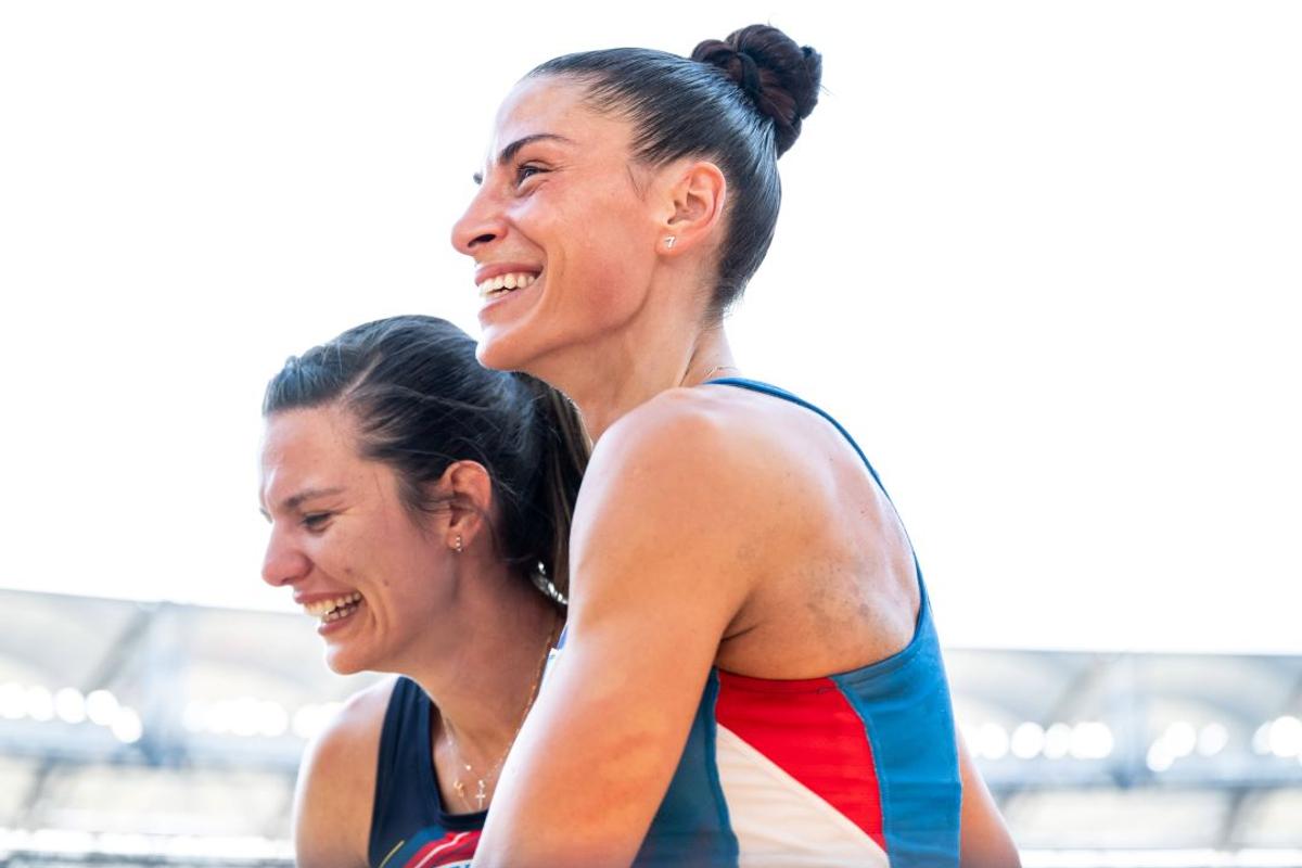 Imagini cu atleta Alina Rotaru-Kottmann, în interviul acordat Gazetei Sporturilor
