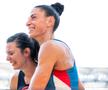 Alina Rotaru-Kotmann felicitată de învingătoare, Ivana Vuleta din Serbia Foto Imago
