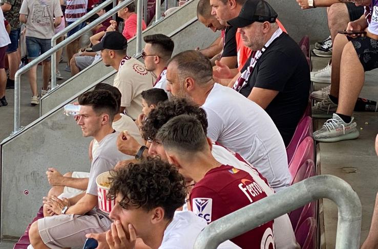 Dinu Todoran, prezent la Rapid - Farul / foto: Andrei Crăițoiu (GSP)