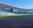 Sute de ciori distrug gazonul de pe Stadionul Municipal din Târgu Jiu / Foto: igj.ro