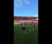 FCSB s-a antrenat pe Pittodrie Stadium, cu scenografia celor de la Aberdeen pregătită