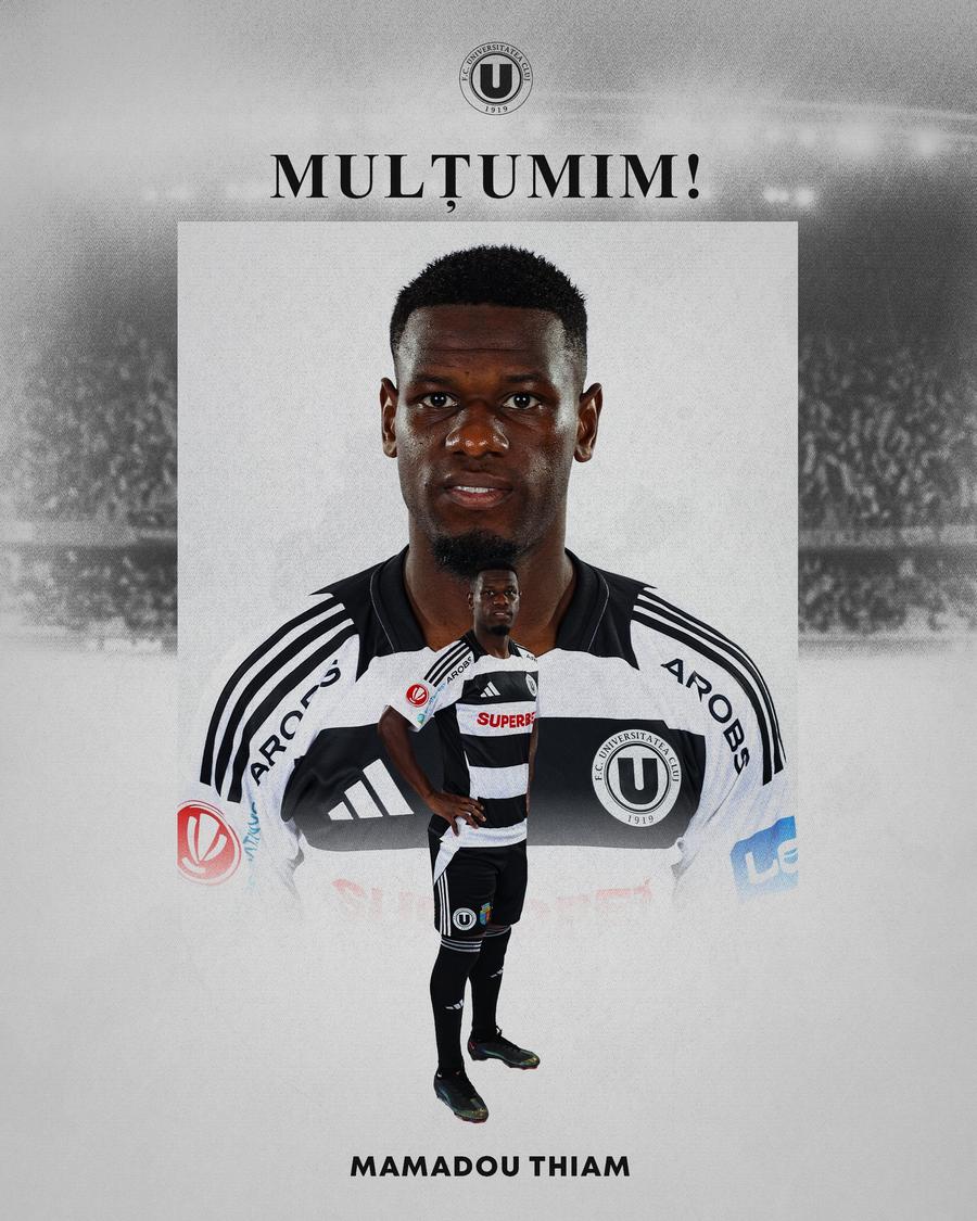 Schimbul Thiam - Gheorghiță a fost oficializat: „Mult succes în carieră!”
