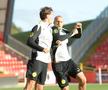 FCSB s-a antrenat pe Pittodrie Stadium, cu scenografia celor de la Aberdeen pregătită
