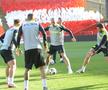 FCSB s-a antrenat pe Pittodrie Stadium, cu scenografia celor de la Aberdeen pregătită