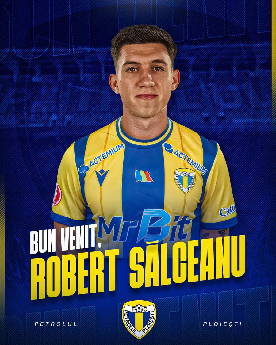 Robert Sălceanu, noul fotbalist al Petrolului: „Bun venit!” Mutare curioasă! Robert Sălceanu, „căpitanul” transferat de Farul luna trecută, a semnat azi cu rivala din Superligă