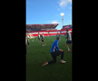 FCSB s-a antrenat pe Pittodrie Stadium, cu scenografia celor de la Aberdeen pregătită