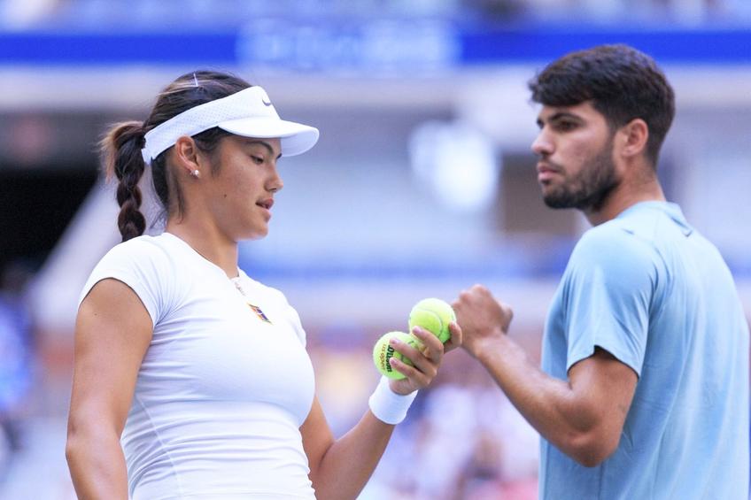 Perechea Alcaraz - Emma Răducanu, eliminată încă din primul meci de la US Open // foto: Imago Images