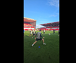 FCSB s-a antrenat pe Pittodrie Stadium, cu scenografia celor de la Aberdeen pregătită