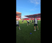FCSB s-a antrenat pe Pittodrie Stadium, cu scenografia celor de la Aberdeen pregătită