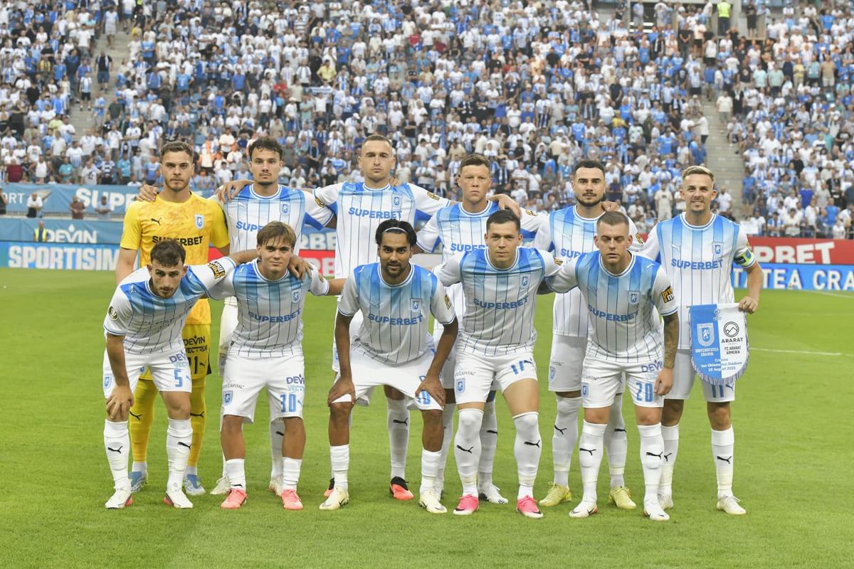 Note GSP de la 5 la 7 în Craiova - Ararat-Armenia: Coelho a avut 3 mâini moarte