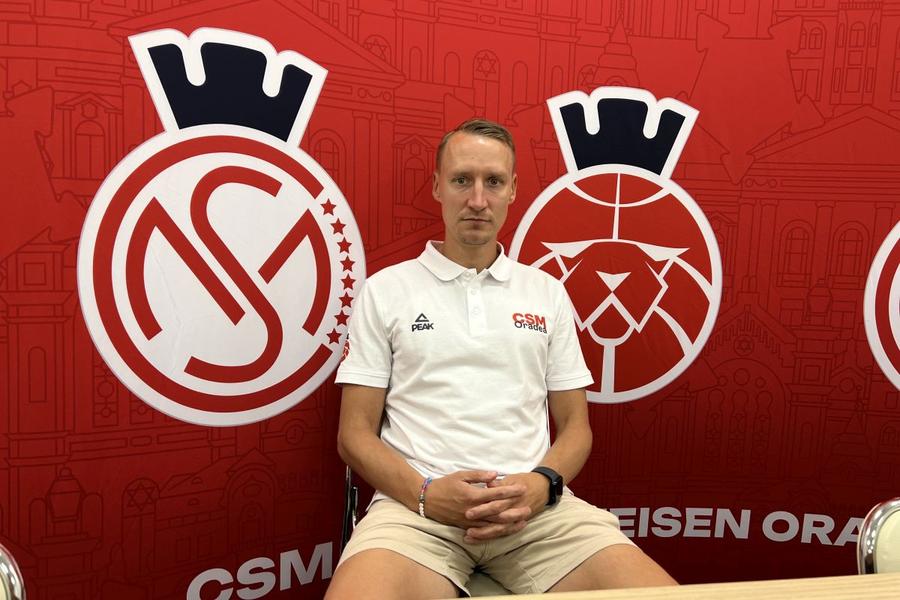 Mikko Riipinen, noul antrenor al lui CSM Oradea/Foto: David Istrate (GSP.ro) Mikko Riipinen, omul căruia i-a fost încredințată misiunea de modernizare a CSM Oradea: „Acesta e unul din secretele sportului”