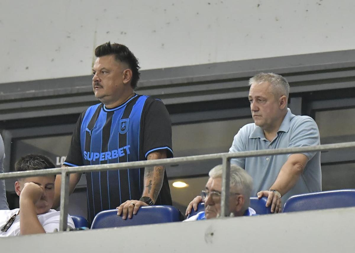 Acționarul Mihai Bobonete a văzut meciul alături de Mihai Rotaru: „Rezultat bun! A zis că mă împușcă, m-a împușcat, eu am căzut pe spate”
