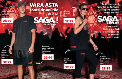 Kaufland își prezintă programul de la SAGA by Kaufland: muzică, experiențe interactive, premii și o colecție vestimentară în ediție limitată