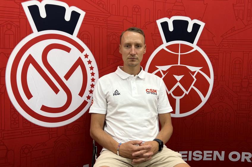 Mikko Riipinen, noul antrenor al lui CSM Oradea/Foto: David Istrate (GSP.ro)