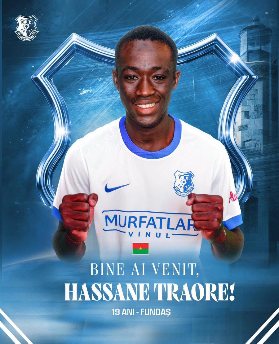 Fundașul Hassane Traore a fost prezentat în Superligă și vrea să-i calce pe urme lui Nuno Mendes