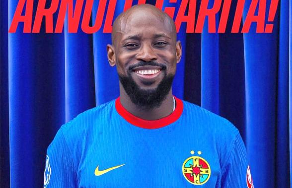 Arnold Garita, prezentat la FCSB » Ce număr va purta