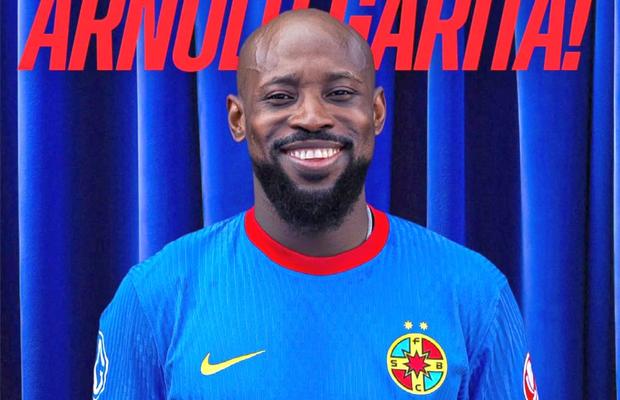 Arnold Garita, prezentat la FCSB » Ce număr va purta