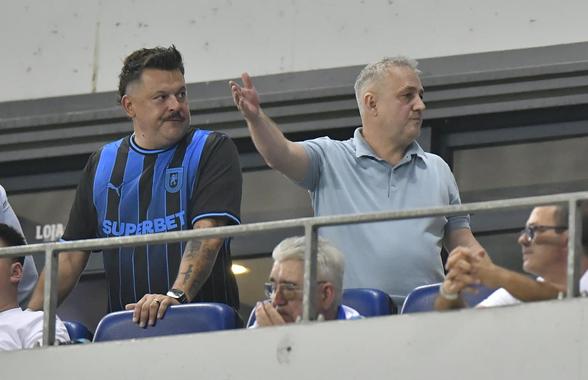 Acționarul Mihai Bobonete a văzut meciul alături de Mihai Rotaru: „Rezultat bun! A zis că mă împușcă, m-a împușcat, eu am căzut pe spate”