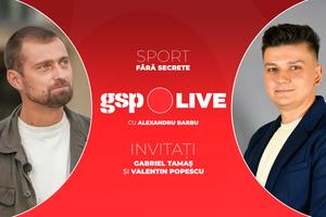 Gabriel Tamaș și Valentin Popescu vin în studioul GSP Live