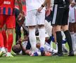 Jamal Musiala, căzut la pământ după ce și-a pierdut conștiența / Foto: Imago