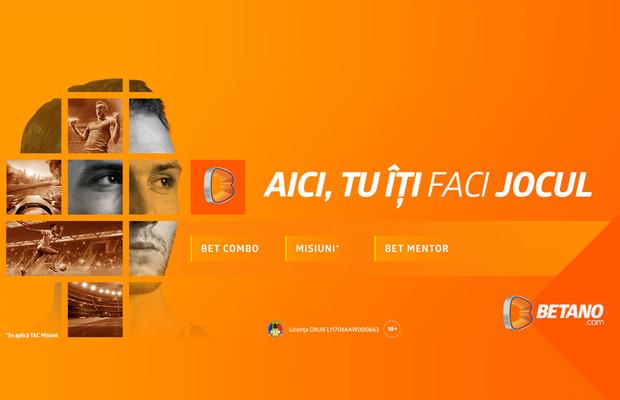 Tu îți faci jocul pe Betano!
