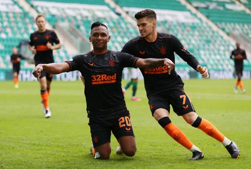 Ianis Hagi a dat o pasă de gol pentru Rangers // FOTO: Guliver/GettyImages