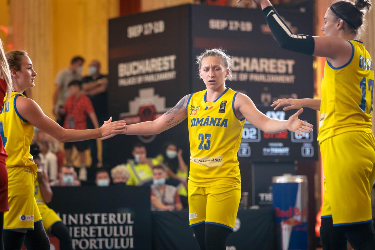 Sala Unirii din Palatul Parlamentului, transformată în teren de baschet! » România, în semifinalele FIBA 3x3 World Finals