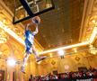 Sala Unirii din Palatul Parlamentului, transformată în teren de baschet! » România, în semifinalele FIBA 3x3 World Finals