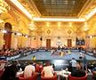 Sala Unirii din Palatul Parlamentului, transformată în teren de baschet! » România, în semifinalele FIBA 3x3 World Finals