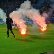 Imagine de la FCU Craiova - Petrolul din 2013, un meci marcat de violențele dintre suporteri / foto: Arhivă Gazeta Sporturilor