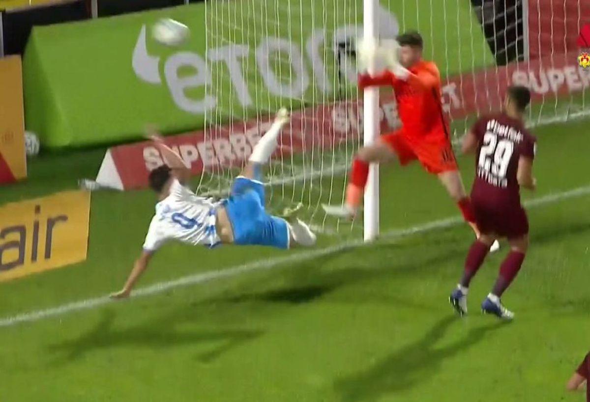 A uitat unde e poarta! Andrei Ivan, moment incredibil în CFR Cluj - CSU Craiova