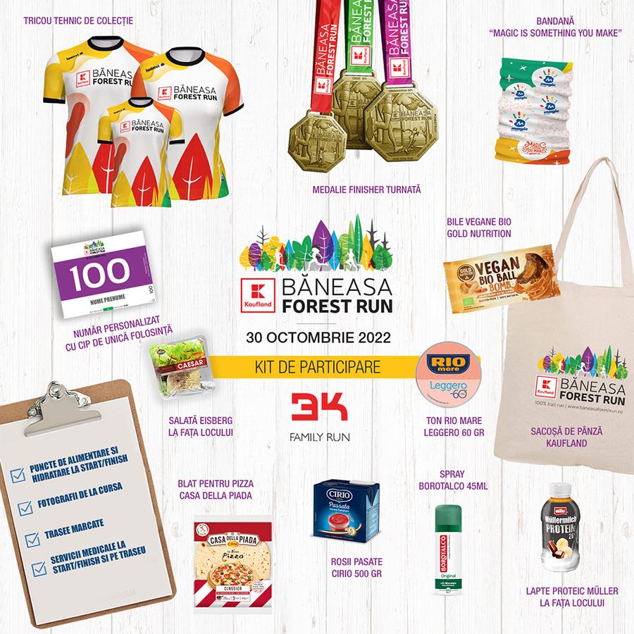 Kit senzațional la Băneasa Forest Run din 30 octombrie
