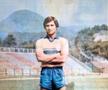 Fotografie cu Viorel Buzgău pe stadionul din Baia Mare