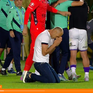 Bucuria lui Bogdan Andone după FC Argeș - U Cluj. FOTO: captură Orange Sport