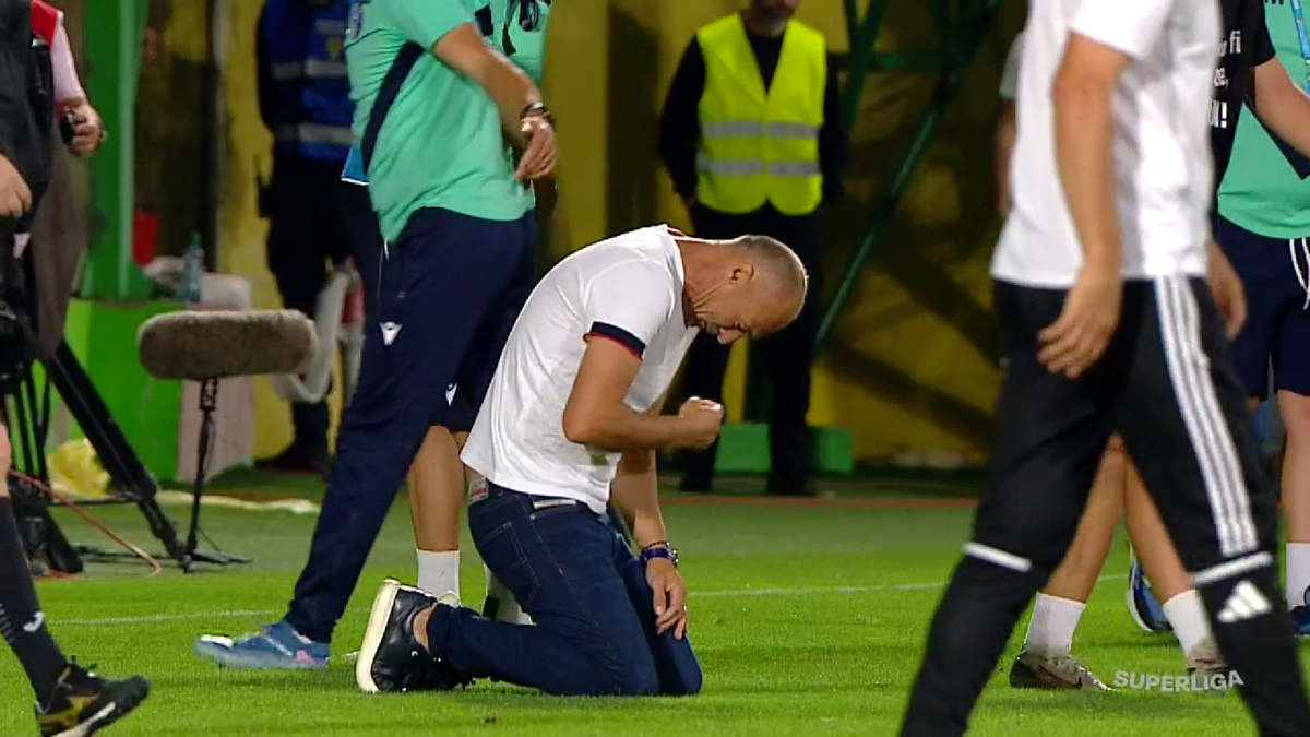 Bucuria lui Bogdan Andone după FC Argeș - U Cluj
