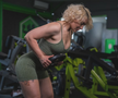 Ionela Sapariuc, la sala de fitness