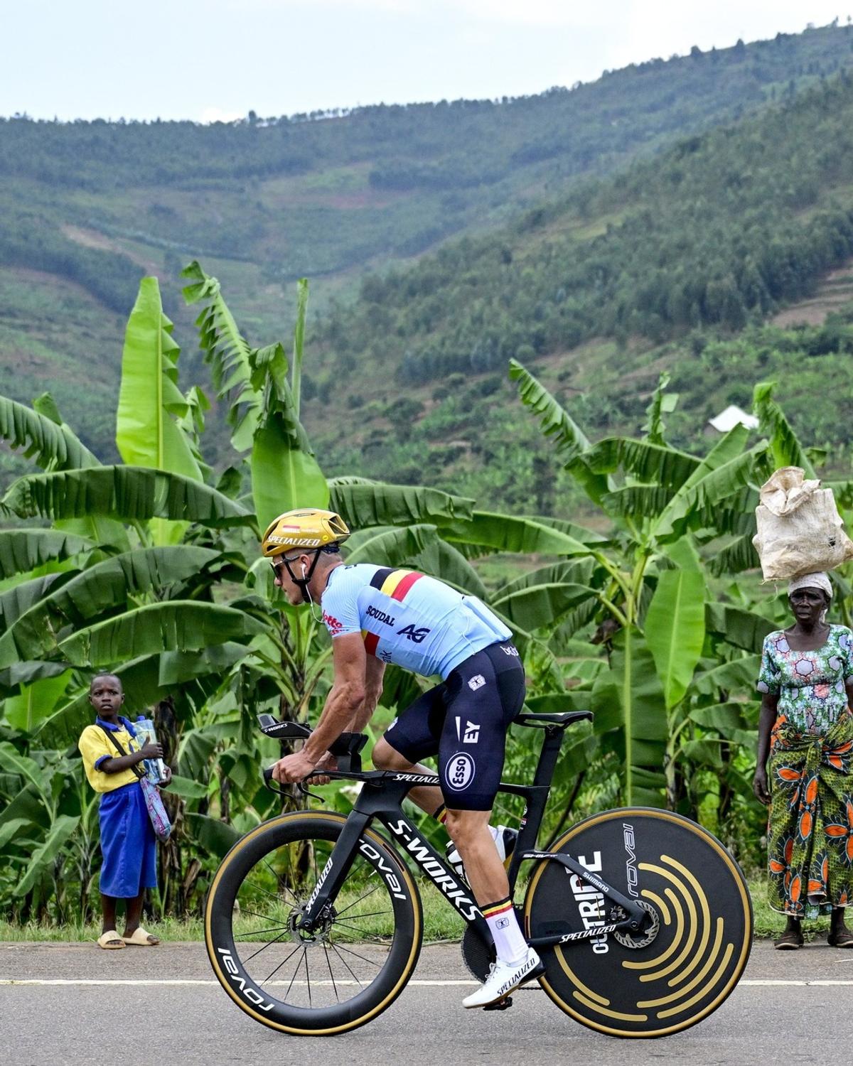 Imagini spectaculoase din Rwanda, de la Campionatele Mondiale de ciclism pe șosea