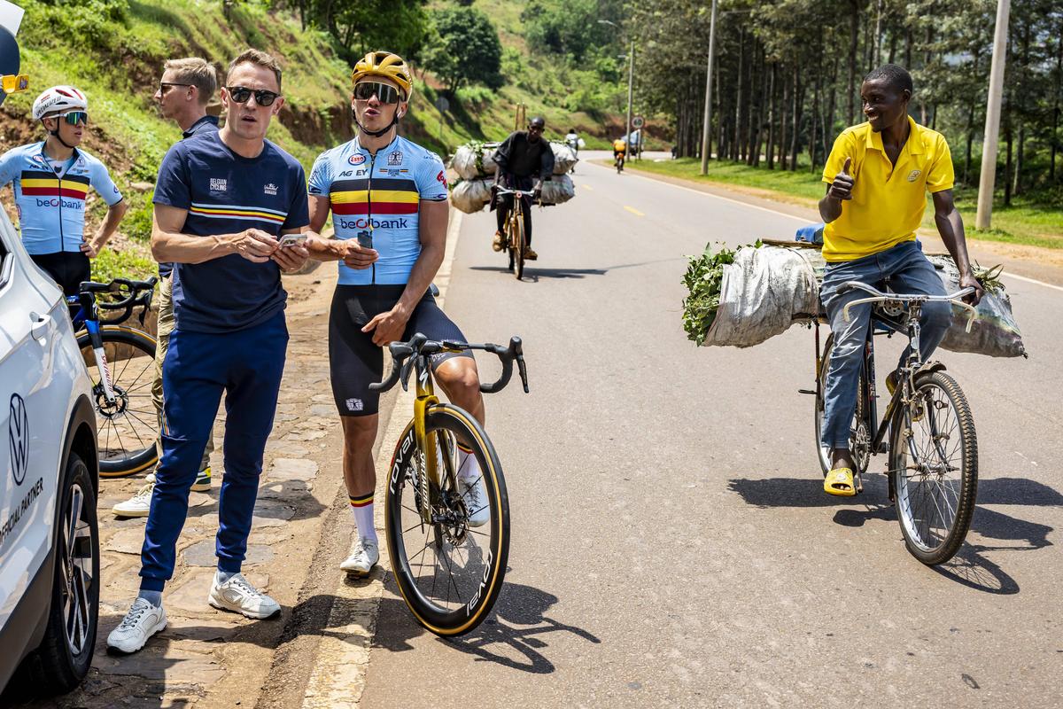 Imagini spectaculoase din Rwanda, de la Campionatele Mondiale de ciclism pe șosea