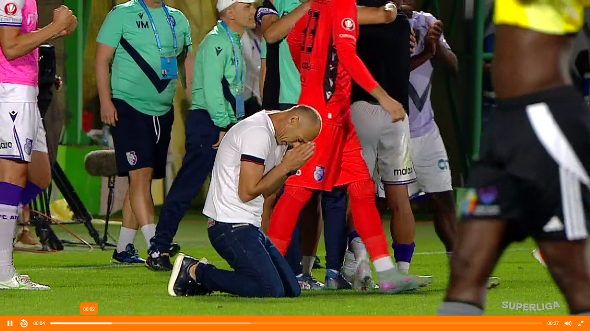 Bogdan Andone a început să plângă, după FC Argeș - U Cluj: „A fost o atmosferă apăsătoare”